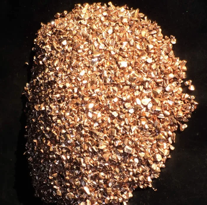 High Quality Copper Cut Wire Shot Shot Blast Copper Cnc Machining Parts