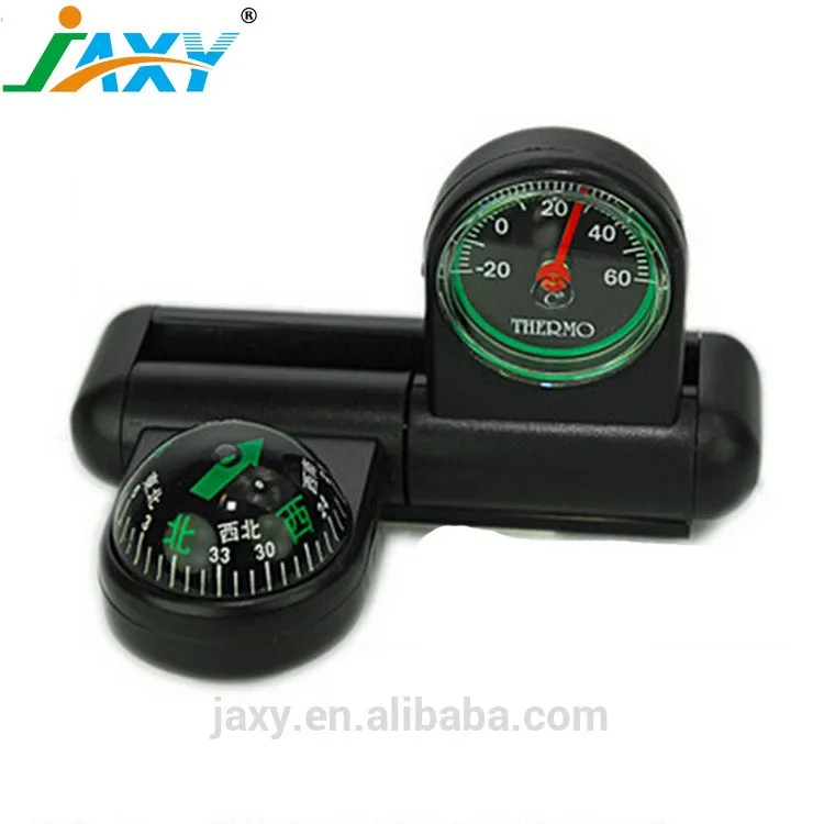 2 in 1 Guide Ball Auto Kompass Thermometer Auto Ornamente Richtung ArmatureJ^m^ 