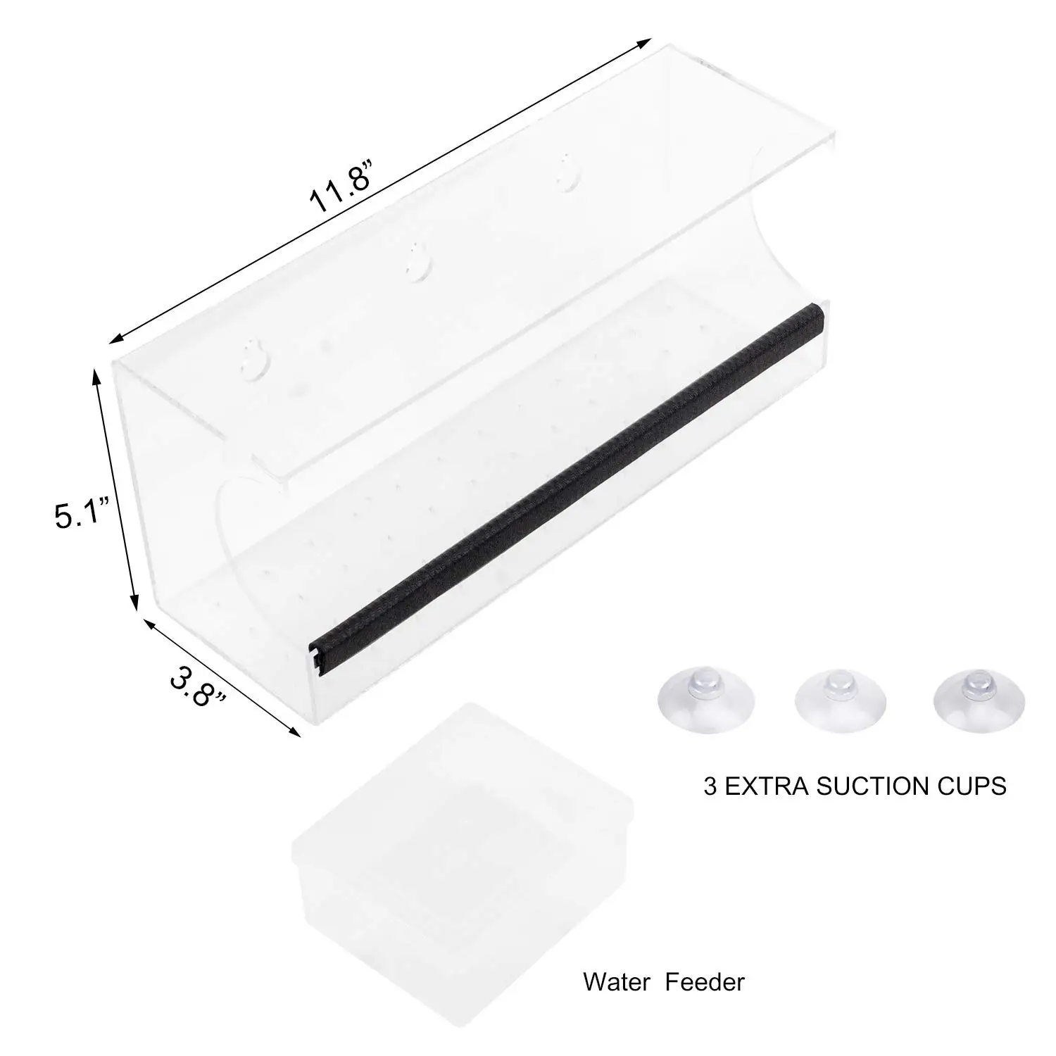 acrylic bird feeder