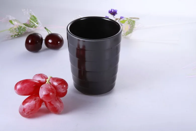 Japanese tableware /black Sushi dinner set/Japanese imitation porcelain glass  tableware