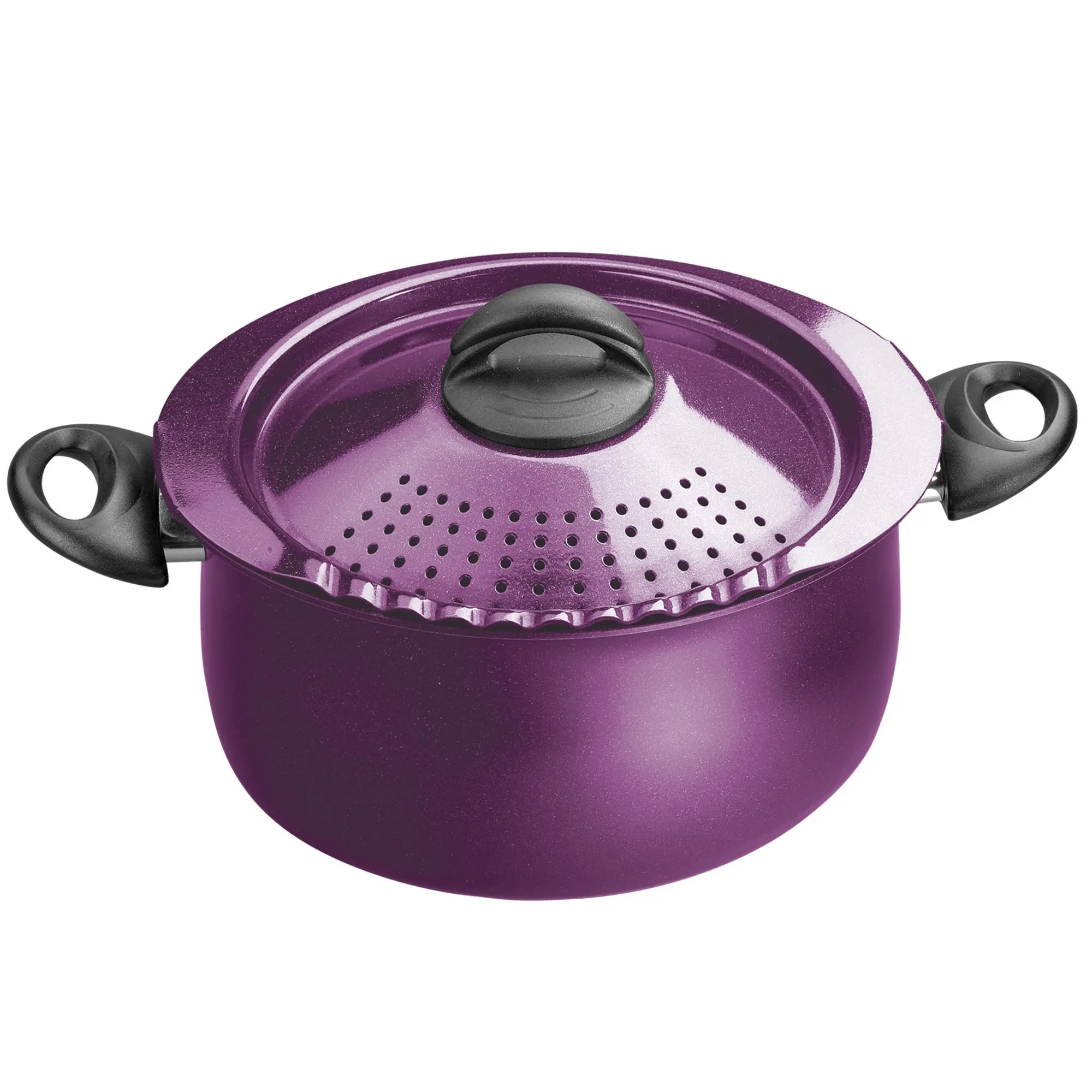 purple cooking pot set