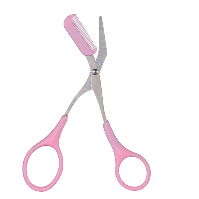 Beauty Makeup Scissor For Eye Brow Stainless Safety Eyebrow Scissor
