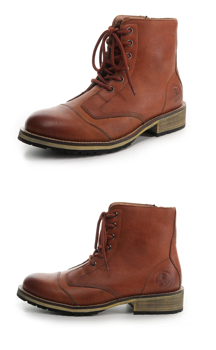 Leather Military Boots