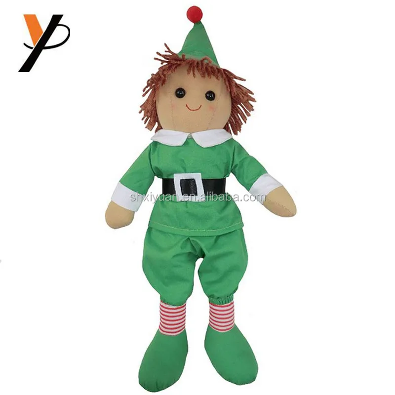 christmas elf cuddly toy