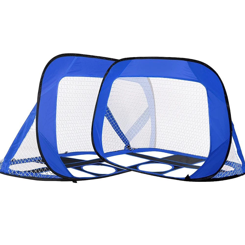 Multipurpose Soccer Net Target Goal Portable Pop Up Soccer Goals With