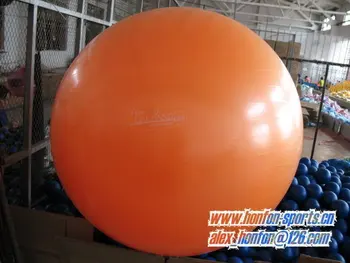 orange exercise ball
