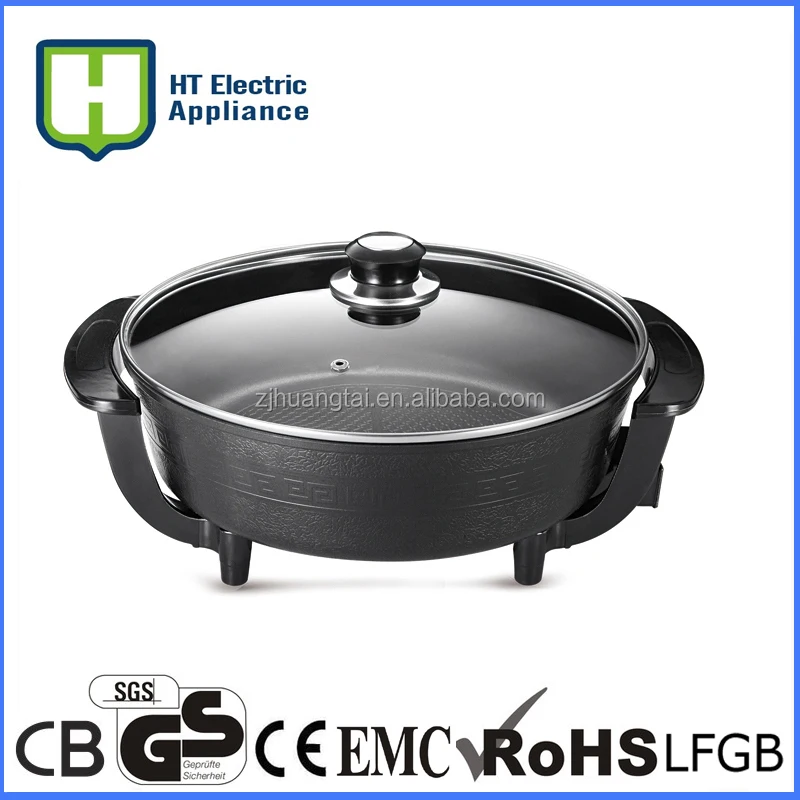 Electric Cooking Pan Double Sided Frying Pan Lava Cooking Stone Pan