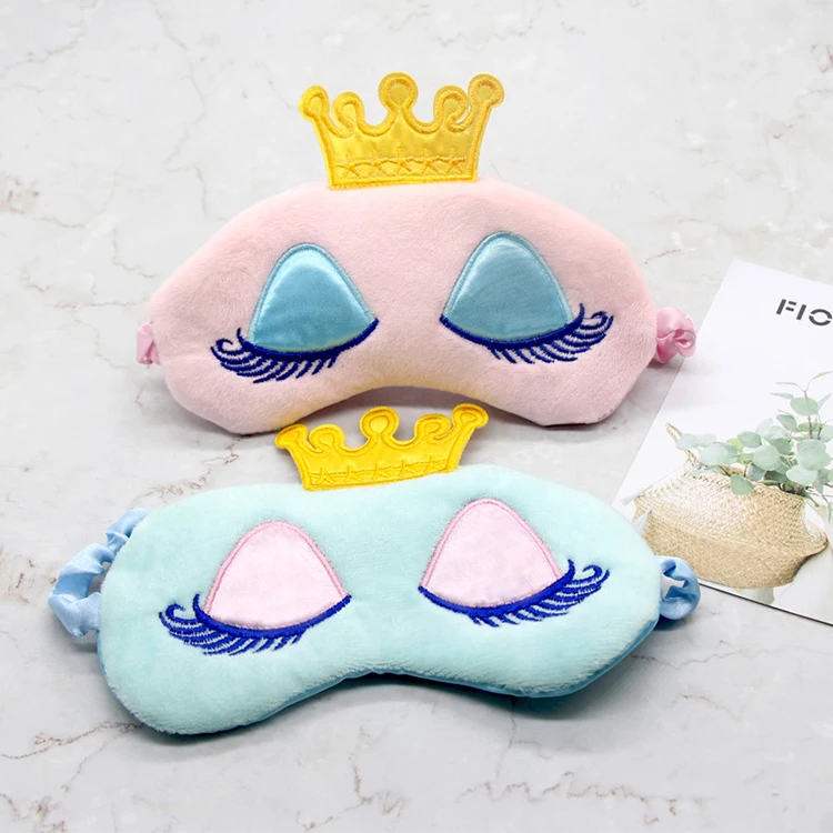 Kid Sleeping Mask Beauty Cartoon Cute Women Girls Sleep Cover Elastic