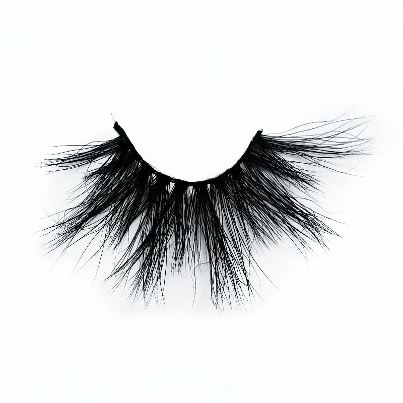 New Arrival 25mm Mink Eyelash Long Mink Fur Eyelash 25mm Fluffy 3D Mink Eyelashes