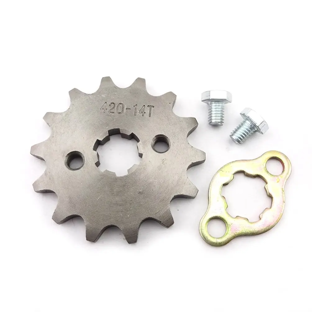 XLJOY 428 16 Tooth 17mm Front Sprocket Gear for ATV Pit Dirt Bike Lifan YX 50cc-160cc Engine
