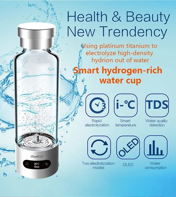 Personal Health Care H2 Rich Water Bottle Active Rich Hydrogen Water ...