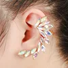 2019 new arrivals Versatile personality ear cuff Coloured zircon clip on earrings