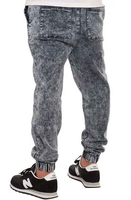 acid wash jogger jeans