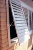 Swing opening style pvc louver shutter window