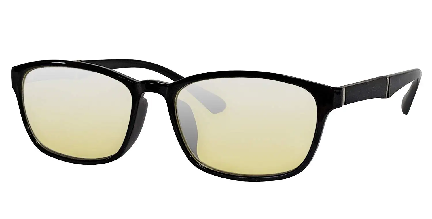 computer glasses anti glare anti reflective coating black frame