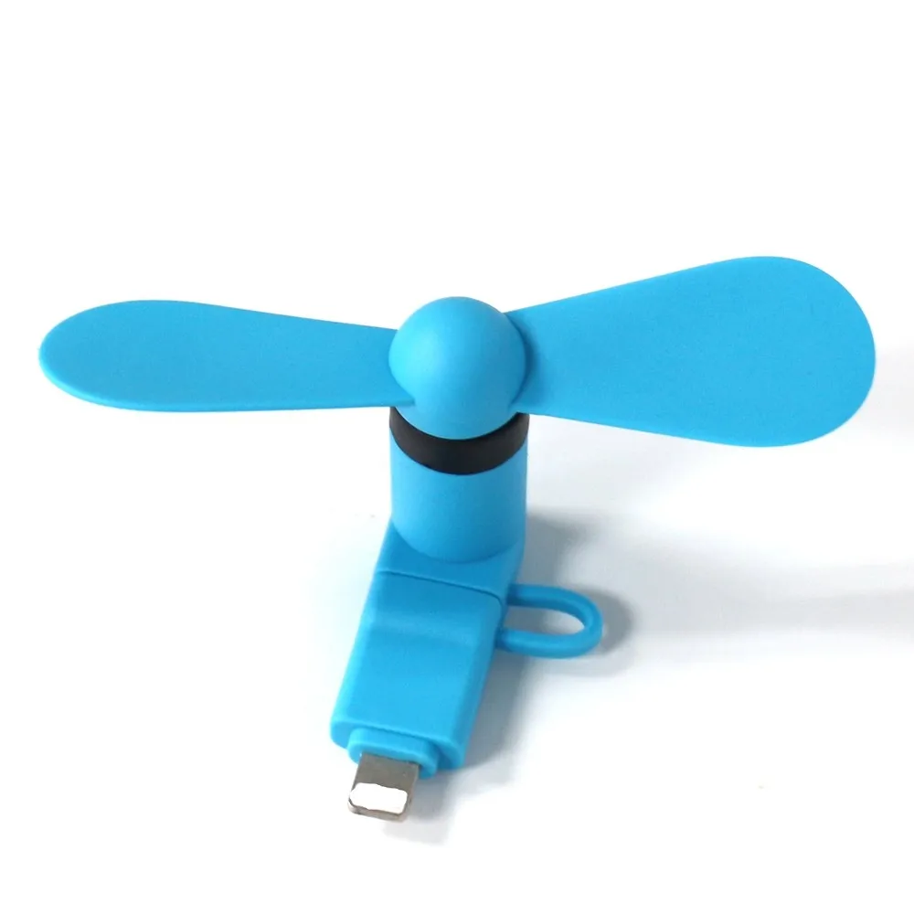 Multi Function Mini Usb Fan 2 In 1 Portable Mini Fan For Iphone And Android Fan With Custom Logo