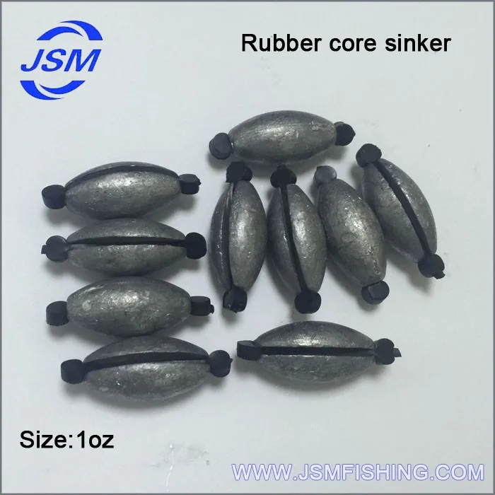 Fishing Rubber Grip Lead Sinkers,Rubber Core Sinker Jsm0310014 Buy