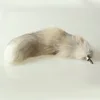 wholesale high quality furry fake fur fox tails for accessory