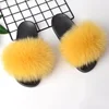 High end slide slippers For wholesales kids fur shoes