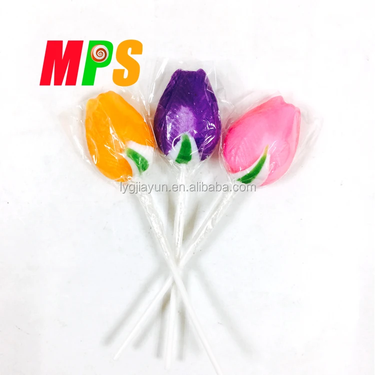 チューリップの花手作り甘いキャンディロリポップ Buy キャンディロリポップ チューリップの花のキャンディー 甘いキャンディー Product On Alibaba Com
