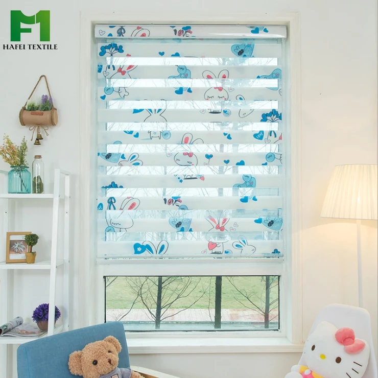 Printed Pinch Pleated Blackout Drapes Thermal Roller Blind Buy