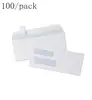 100 Self Seal Double Window Security Tinted Envelopes - 24-lb,for Computer Checks-Compatible for QuickBooks (3 5/8" x 8 11/16")