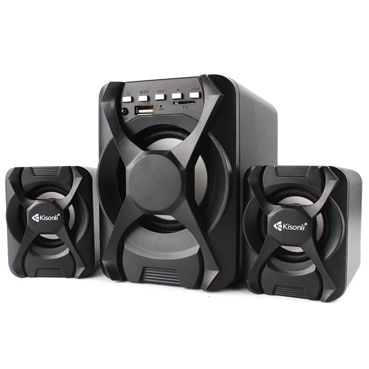 Kisonli 3 Way Mini USB Bocina External Laptop / Desktop / Computer Speakers System with 3.5mm Jack - ANKUX.COM