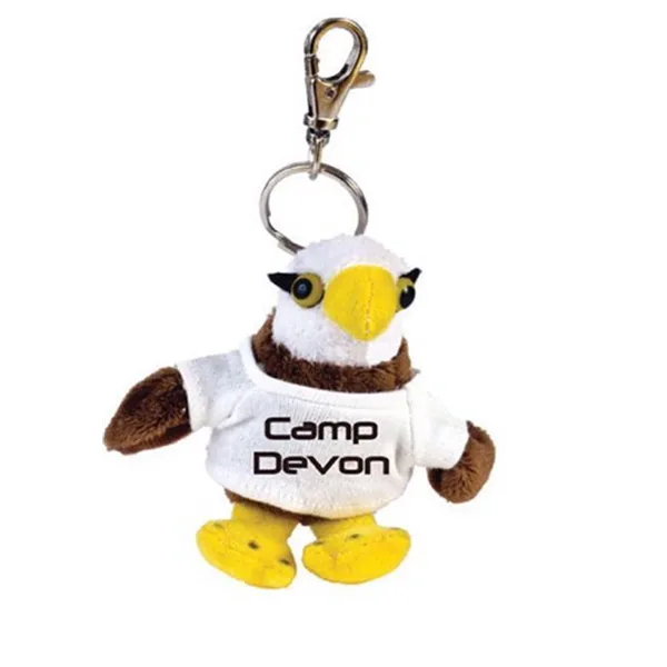 eagle plush keychain