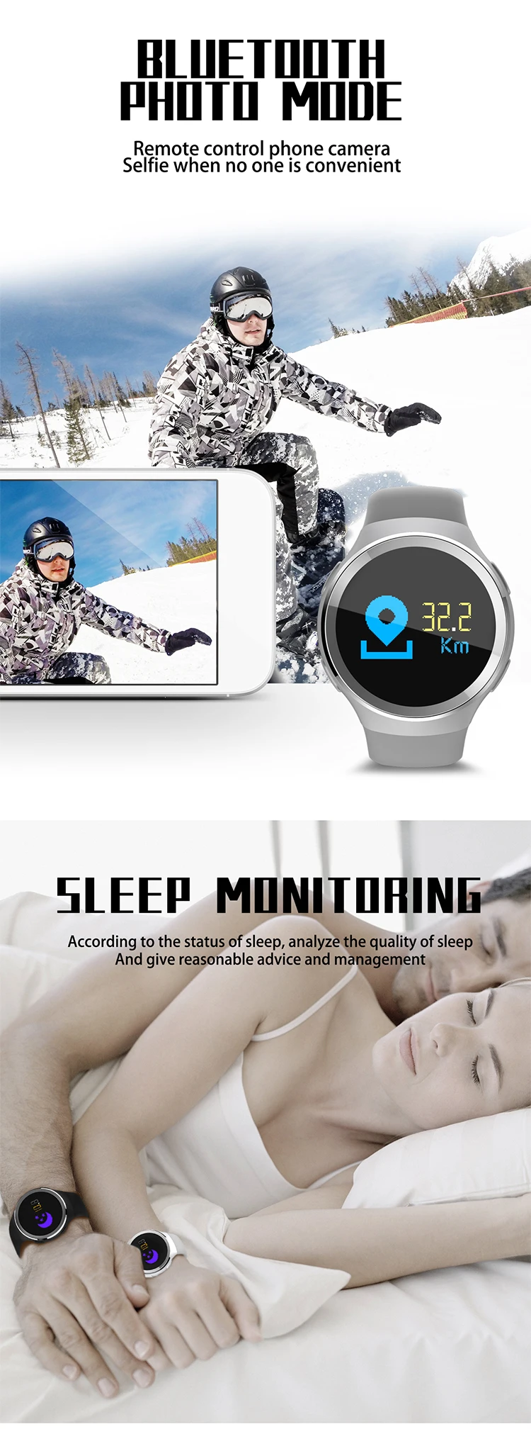 IP 68 heart rate consumer electronics in March Expo smart wristbracelet