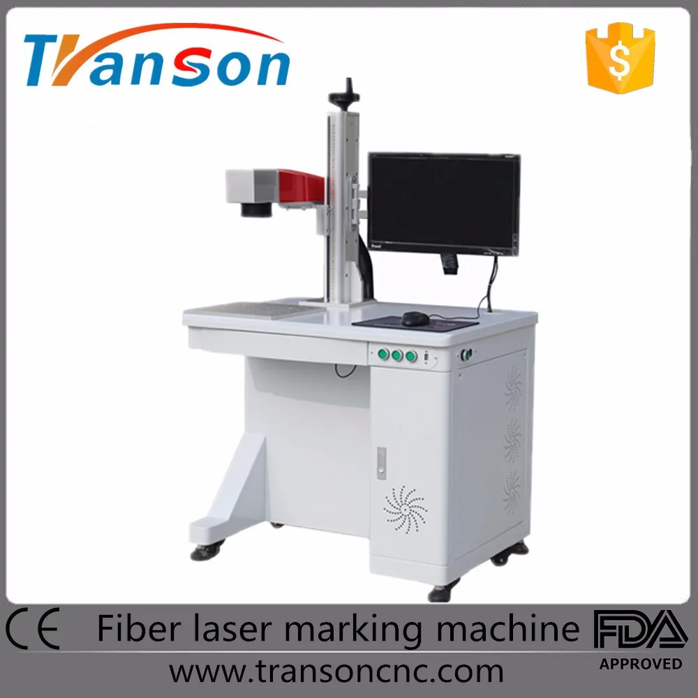 Table type big discount 30w fiber laser marking machine/fiber laser/laser marking