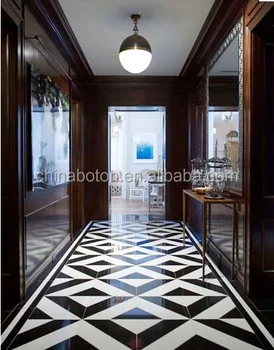 Elegant Black White Colored Italian Luxury Marble Floor Design Elegant Black White Colored Italian Luxury Marble Floor Design