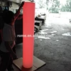 Color change gllowing large tall LED plastic landscaping cylinder with remote control