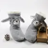 Embroidery Animal Ladies Cosy boot slipper booties