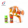 Best price electric transparent plastic fish shape gun bubbles for kids
