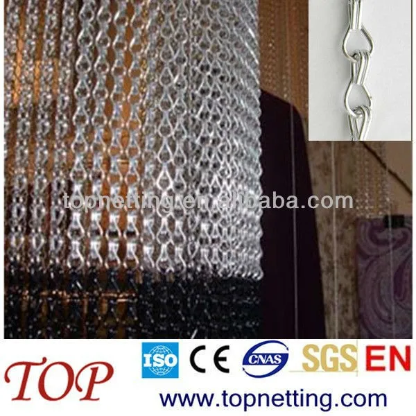 Colorida cadena de registro como cortina de metal con diseño diy ... Cortinas Coloridas diseño