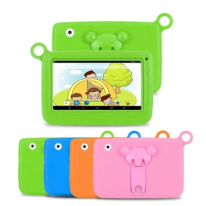 4 Colors 7 inch kids Tablets PC with Quad Core 8GB HD Screen Support Android 4.4 OS kids EDU Games Pad