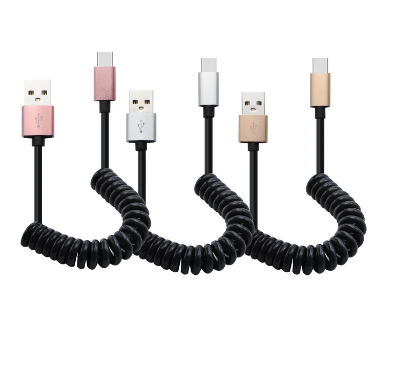 Кабель для зарядки USB С (Type-c, Type-c) 3м. Провод самсунг Type c спиральный. Кабель зарядки микро юсб пружина. Шнур 2usb - USB Type c.