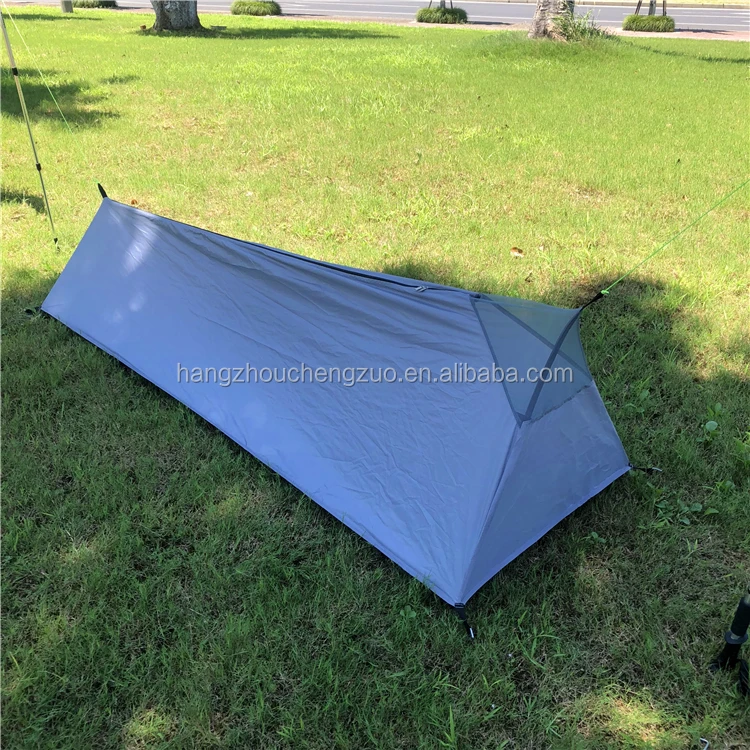 Hot Selling CZX-280 Mountaineering 1 Person Bivy Backpacking Tent,Lightweight Portable Rodless Tent,Sleeping bag tent