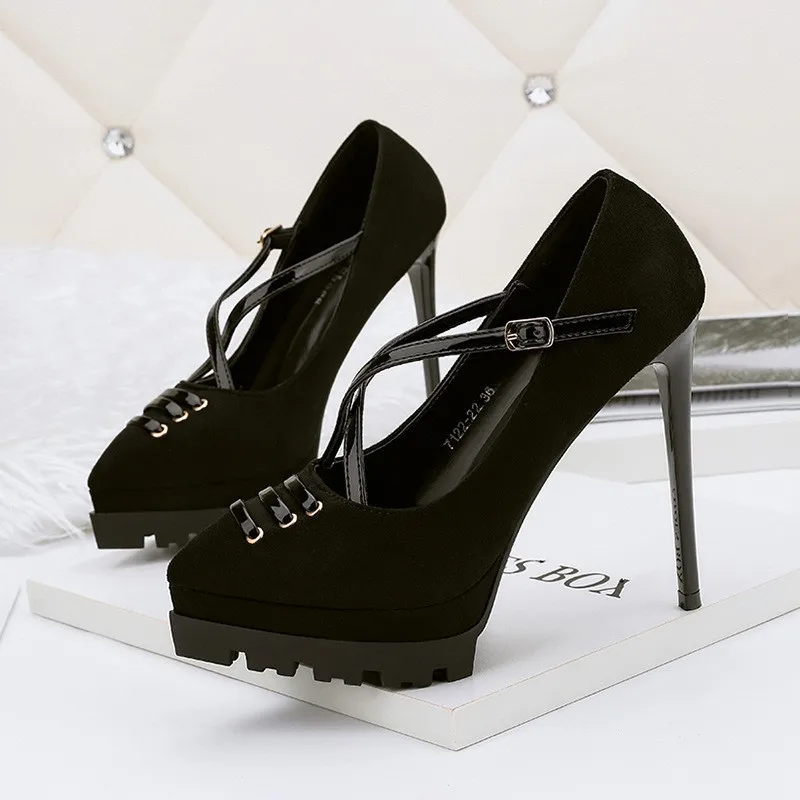 super high platform shoes