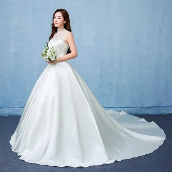 Zh0986g 2018 Women Bridal Gown White Wedding Dress Made In China