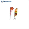 Chinese New products custom printed feather banner stand flag for marketing shop front display