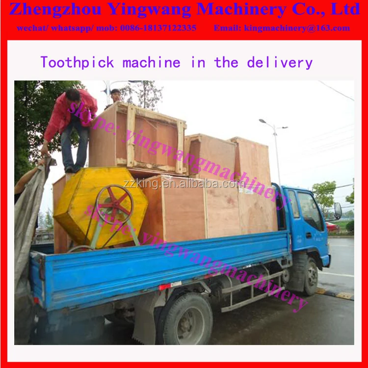 toothpick machine in the delivery 