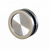 Modern New design Stainless Steel Back-to-Back Glass Door Handle Pull Knob Brush Nickel