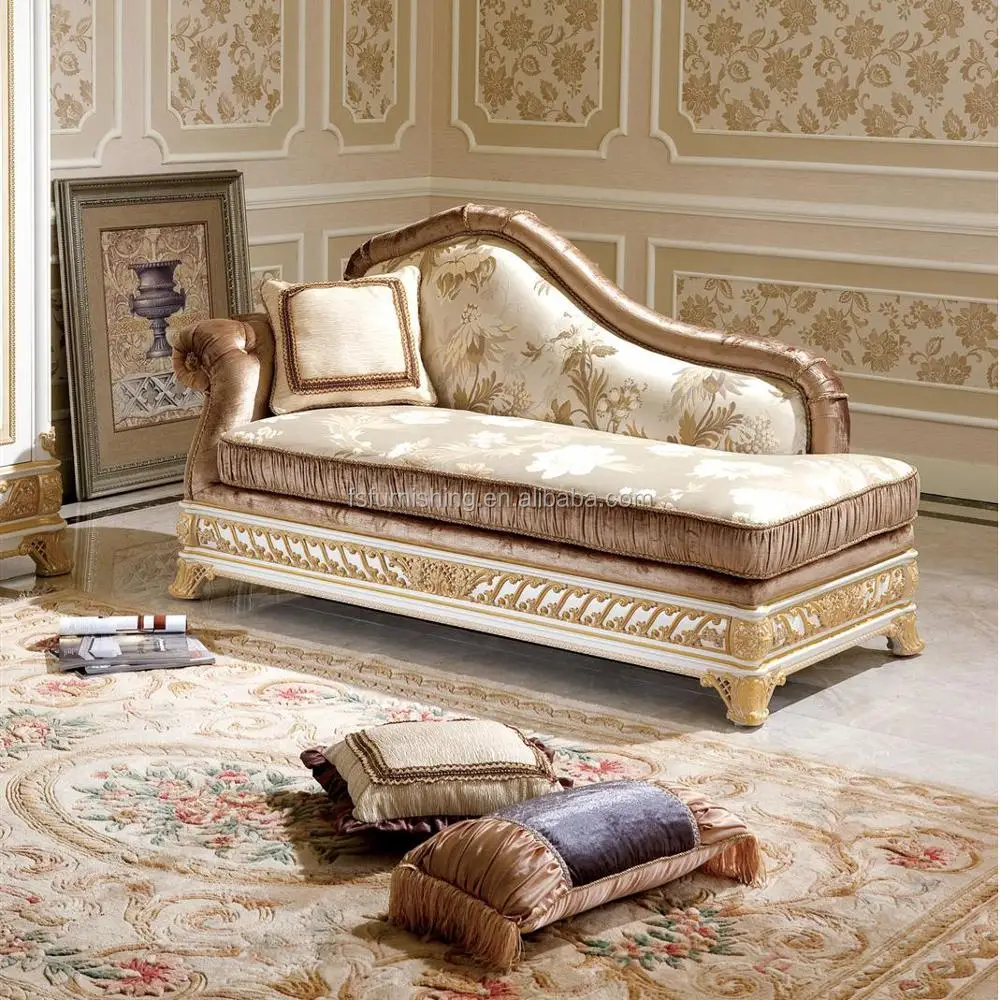 Yb62 Luxury French Style Living Room Chaise Lounge Royal Palace