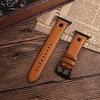 Genuine Leather Design Dressy Stud Bands with Stainless Steel Buckle for Apple Watch iwatch Strap 42mm 44mm