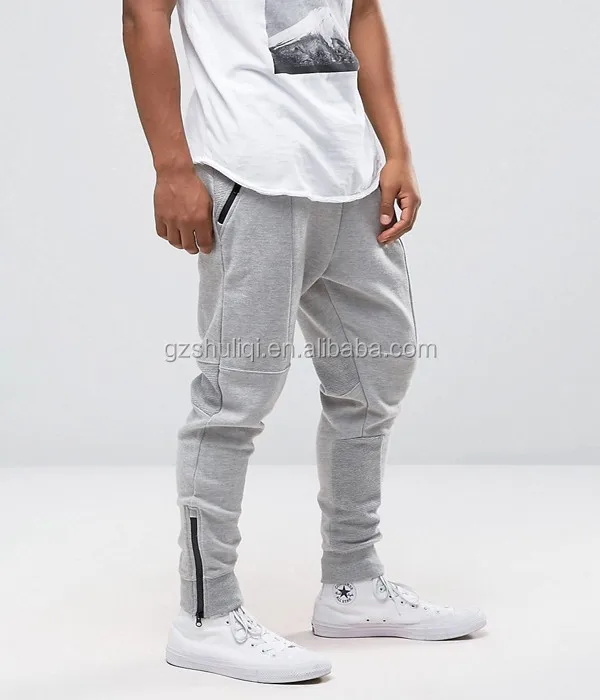 grey track pants men
