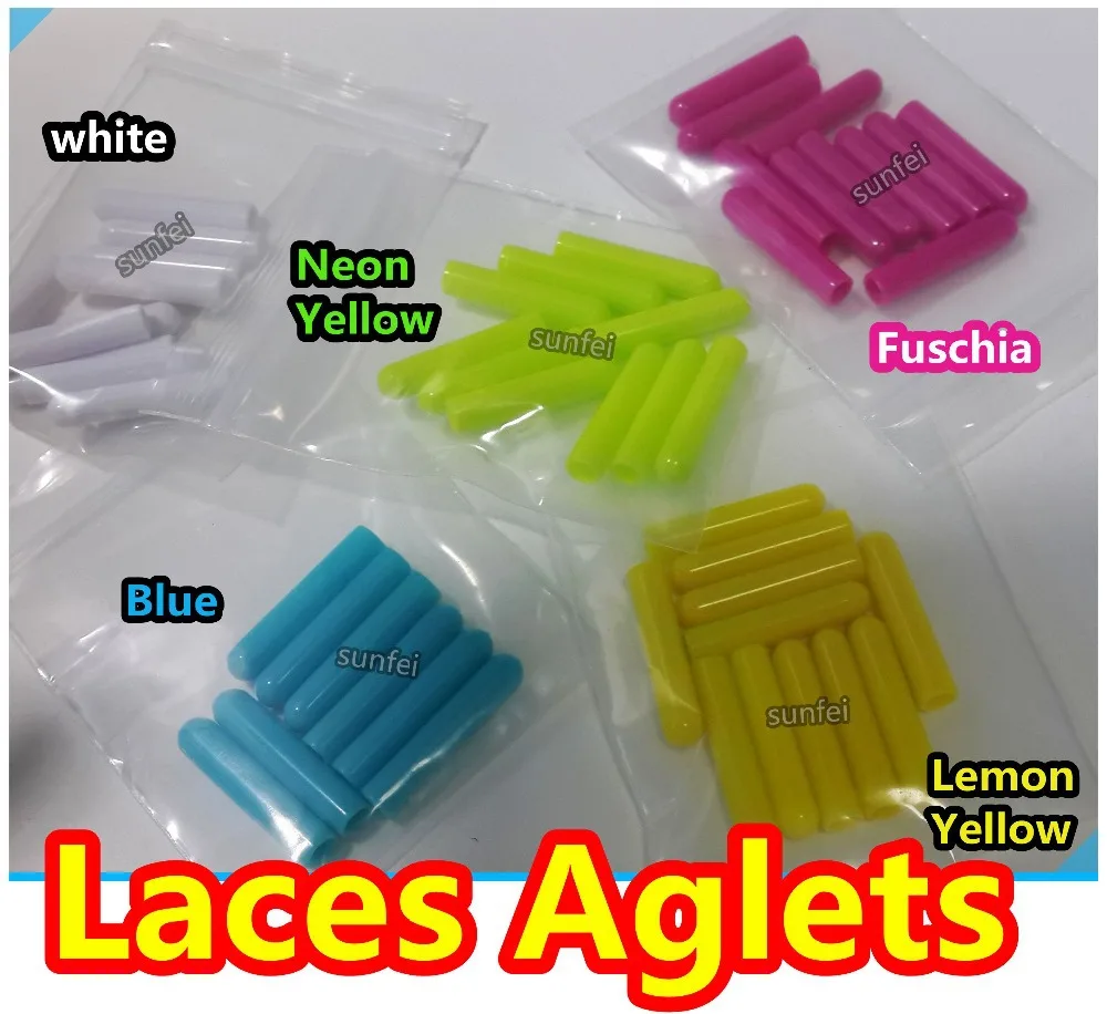 125sets(500pcs )/lot~ Plastic Aglets~Laces Aglets~Lace