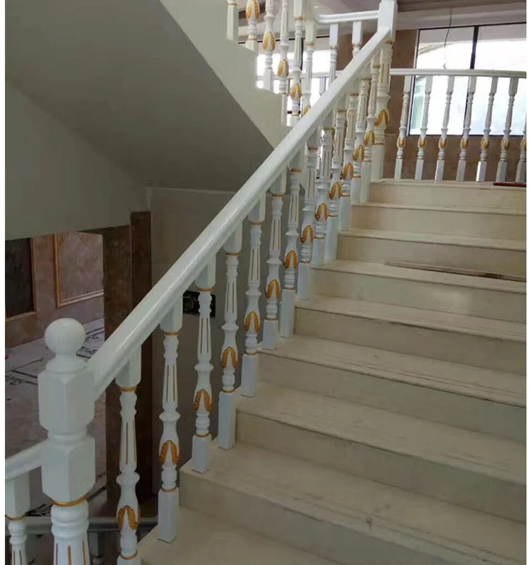 Factory Supply Interior Curved Wooden Stair Handrails Price - Buy ...