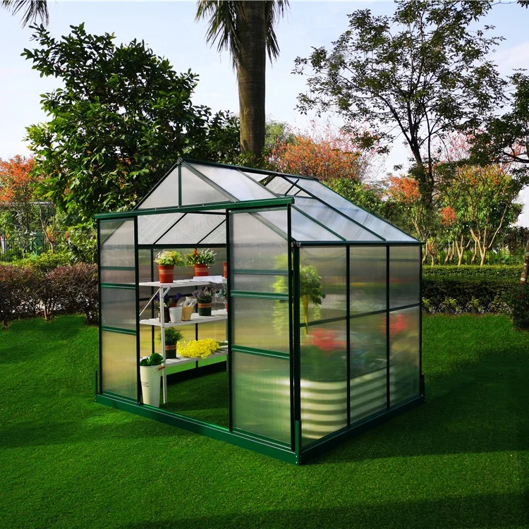 Low Cost Mini Aluminium Polycarbonate Garden Greenhouse For Sale Buy
