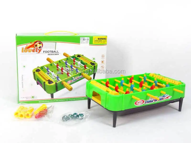 Newest Kid Plastic Sport Toy Football Game 2 Colors Mini Table Football